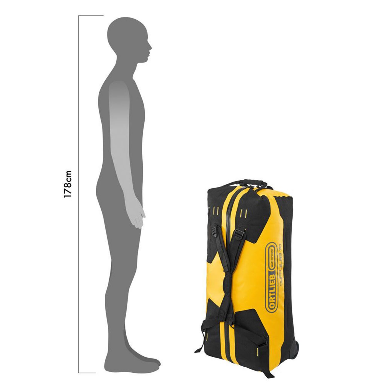 ORTLIEB Reise- & Expeditionstasche "Duffle RS 110 Liter" Sunyellow